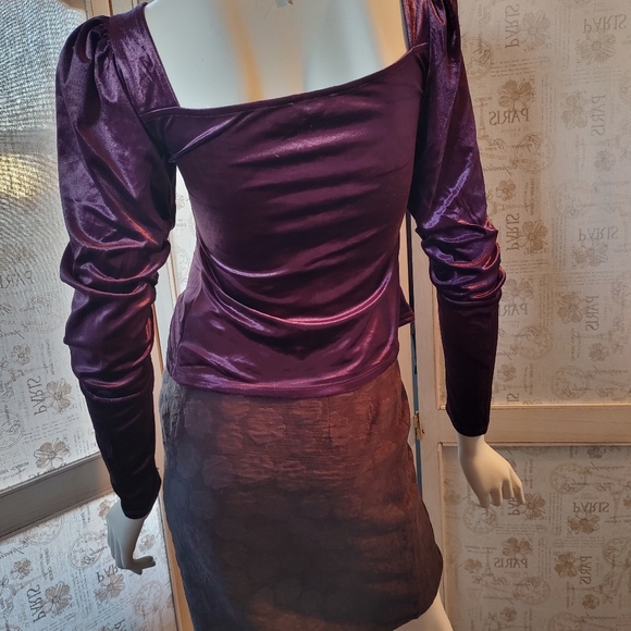 ❤️FREE W/ PURCHASE Anthropologie Odille Asymmetrical Skirt  0 - Picture 6 of 6